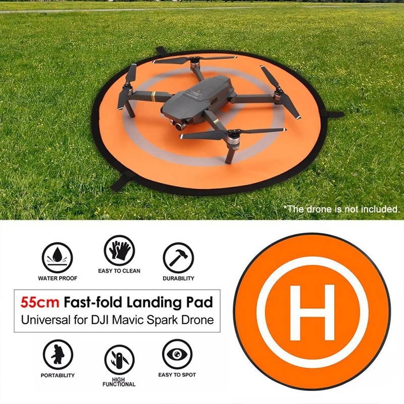 Drone Landing Pad - Tapis d'atterrissage universel pliable de 55