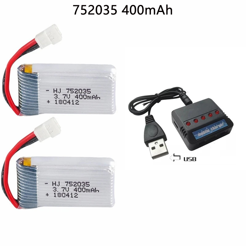 Batterie de drone 752035 3.7V  - Eachine Drone E58 avis et prix