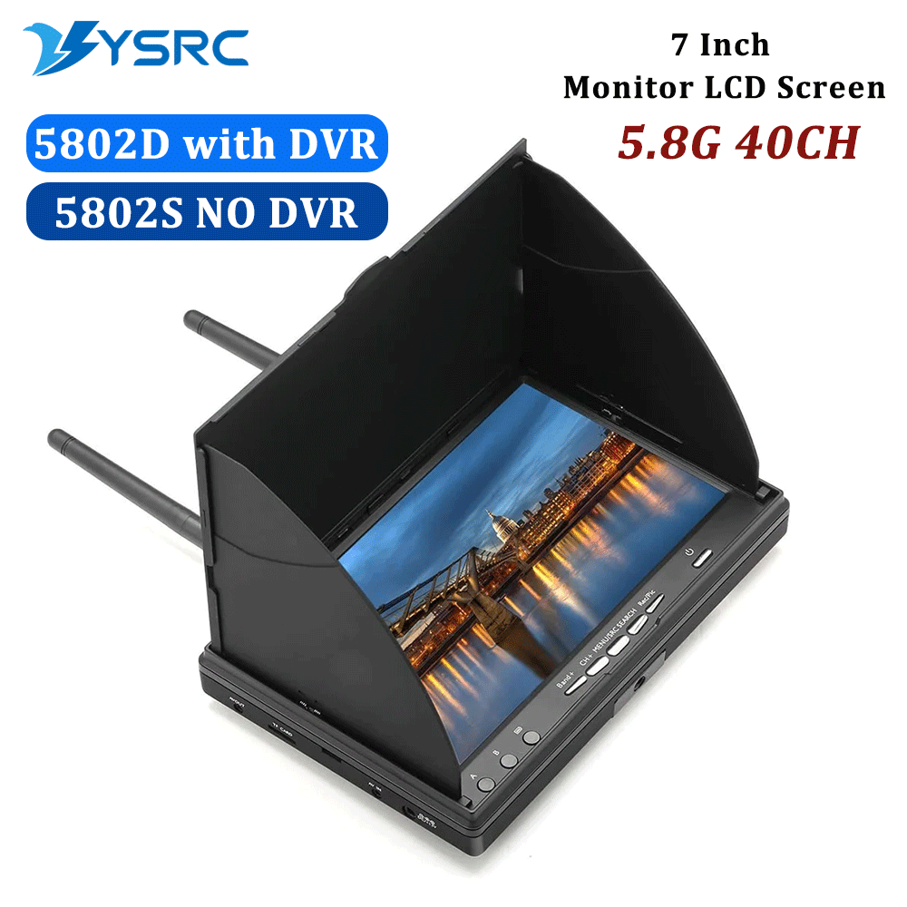 5.8G FPV DVR LS5802D, écran LC - Drone Controller Screen avis et prix