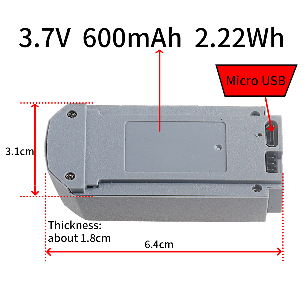 Batterie de Drone Rechargeable - Eachine Drone E58 avis et prix